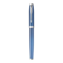 Stylo roller Parker® IM Writing Rituals Blue CT - Finition Chromée - Corps bleu avec dégradé - Pointe fine - Avec une recharge d'encre noire