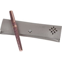 Stylo roller Oberthur - Amadora - Prune & rose cuivre