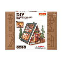 Maquette DIY Book Nook 336 pièces - A-frame Cabin - Rolife