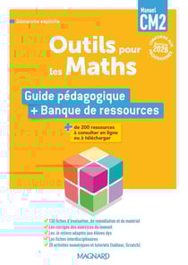 Outils pour les maths : Outils pour les Maths CM2 (2026) - Guide pédagogique du Manuel + Banque de ressources