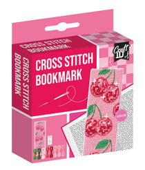 Kit marque page point de croix Craft ID - Cerise