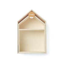 Set de maisons décoratives en bois – Forme classique (x2)