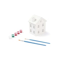 Kit créatif – Maison en de noel à peindre - Créalia
