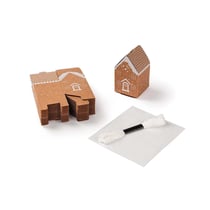Kit calendrier de l’Avent en papier - Village pain d’épice - Créalia
