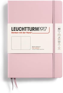 Carnet Leuchtturm 1917 - Rose - A5 14,5 x 21 cm - 251 pages unies