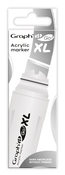 Marqueur acrylique pointe large - Graph'IT - Argent 0M01 - GO XL