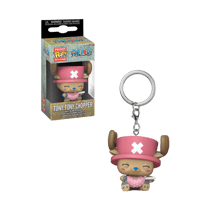 Porte-clé Funko POP! - One Piece - Chopper avec barbe à papa