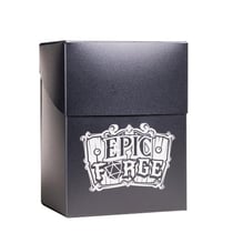 Deck box Epic Forge - Noir - 80 cartes