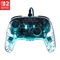 Manette Turtle Beach - Nintendo Switch 2 - Afterglow Wave - filaire - clair