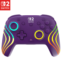 Manette Turtle Beach - Nintendo Switch 2 - Afterglow Wave - sans fil - violet