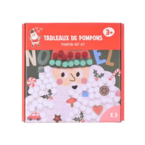 MOSAIQUES POMPONS NOEL x3