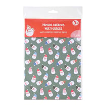 SET DE PAPIER DE NOËL
