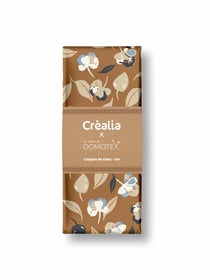 Coupon bague Domotex - Marron et Bleu - 2 mètres