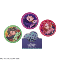 Lot de 4 dessous de verre K-Pop Demon Hunters Huntix