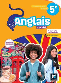 Cahier d'Anglais - 5e - Enseignement adapté - Livre élève - A1+>A2 (édition 2026)