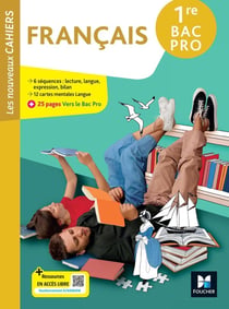 Les nouveaux cahiers : Français - 1re Bac Pro - Livre élève (édition 2026)