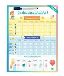 Tableau effacable : Je deviens propre !