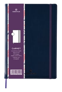 Carnet Oberthur - bleu - A5 14,8 x 21 cm - 200 pages