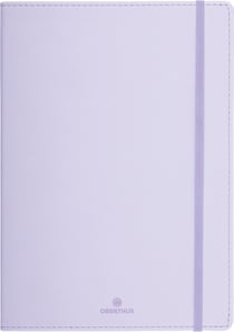 Carnet Oberthur - mauve - A5 14,8 x 21 cm - 200 pages lignées