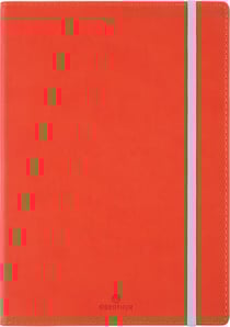 Carnet Oberthur - corail - A5 14,8 x 21 cm - 200 pages
