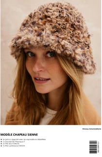 Kit de crochet Phildar - Chapeau Sienne - Fauve