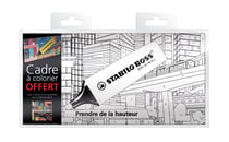 Cadre à colorier au numéro Stabilo - Pen 68 MAX - motif Urbain