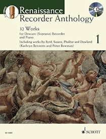 Renaissance Recorder Anthology 1 - partition flûte à bec - intermédiaire