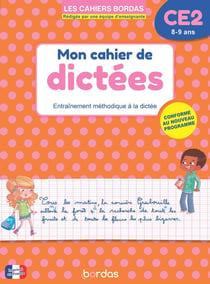 Mon cahier de dictées - CE2