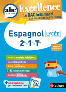 ABC du bac excellence : Espagnol - 2de, 1re, Terminale (édition 2027)
