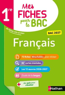Mes fiches pour le bac : Français - 1re (édition 2027)