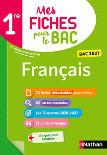 Mes fiches pour le bac : Français - 1re (édition 2027)