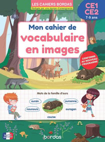 Mon cahier de vocabulaire en images - CE1-CE2