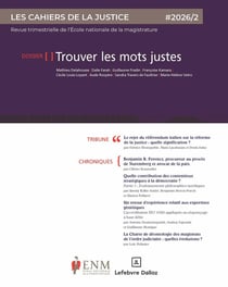 Les cahiers de la justice n.2/2026