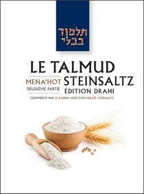 Le Talmud Steinsaltz T36 - Menahot 2 : Menahot 2