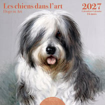 Calendrier 2027 Editions du Désastre - Chiens dans l'art - 30 x 30 cm