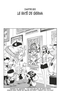 One Piece édition originale - Chapitre 852 - Le raté de Germa
