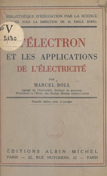 L'électron et les applications de l'électricité
