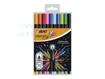 Lot de 10 stylos-feutres - Intensity - Pointe fine - Bic