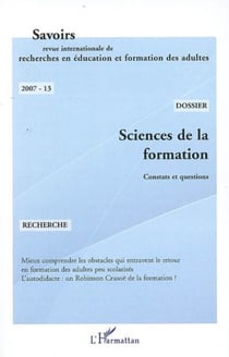 Sciences de la formation - Constats et questions