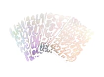 Stickers foil alphabet - Holographique Argent - Créalia
