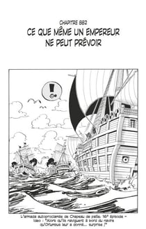 One Piece édition originale - Chapitre 882 - Ce que même un Empereur ne peut prévoir