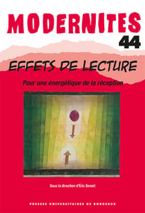 Effets de lecture - Pour une énergétique de la réception