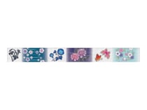 Masking tape - Papillons et fleurs - 15mm x 10 m