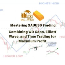 Mastering Xauusd Trading (Combining WD Gann,Elliot Wave and Time trading for Maximum Profit)
