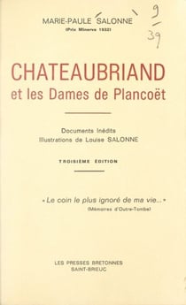 Chateaubriand et les dames de Plancoët - Documents inédits