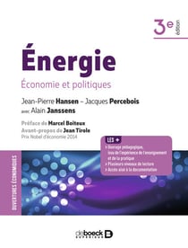 Énergie : Économie et politiques - Économie et politiques