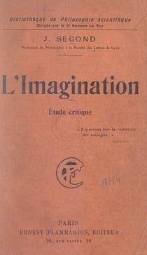 L'imagination - Étude critique