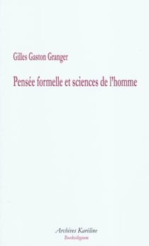 Pensée formelle et sciences de l'homme