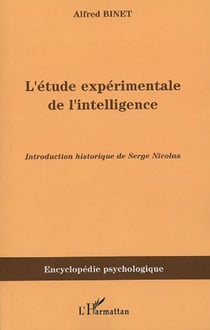 L'étude expérimentale de l'intelligence