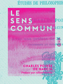 Le Sens commun - Études de philosophie religieuse